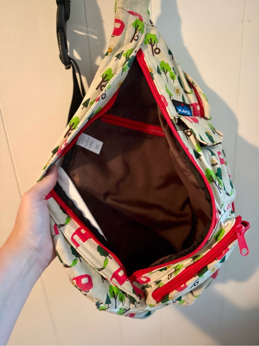 KAVU Original Rope Bag - Compact Lightweight Crossbody - Campsite - Picture 7 of 10